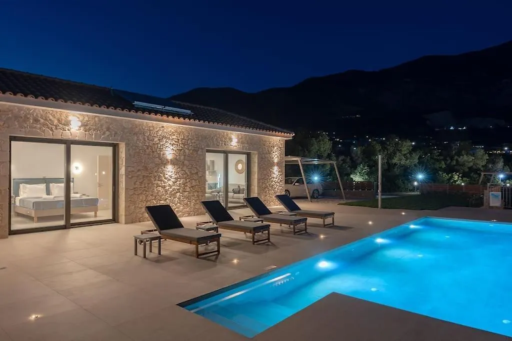 Brand New: Kefalonia Stone Villas - Villa Trapezaki Retreat Greece