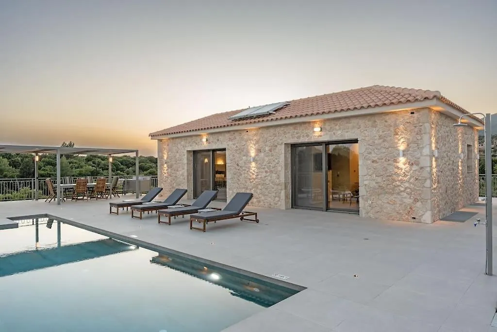 Brand New: Kefalonia Stone Villas - Villa Trapezaki Retreat 0*, Trapezaki (Kefalonia)